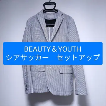 BEAUTY&YOUTH 유나이티드 애로우즈 시어서커 셋업