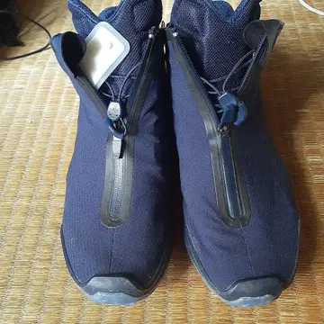 리복 간이 침대 와일러 네이비 하이컷 워크 부츠 지퍼