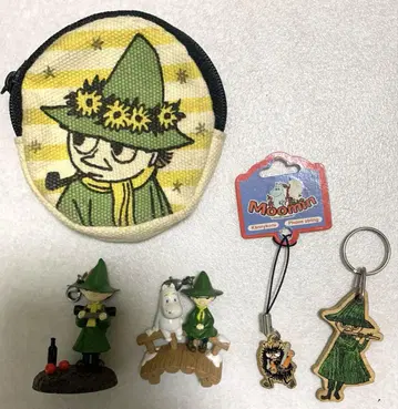 MOOMIN 무민 스트랩 코인 케이스 세트 스나프킨