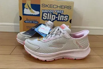 새상품 스케쳐스 핸즈프리 슬립 인즈 핑크/그레이 23cm