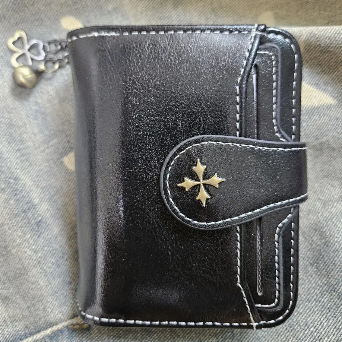 ◆THE COLDEST MOMENT◆ TCM suade buckle card wallet brown 25 Speed Card Holder - The Frenchie Co.