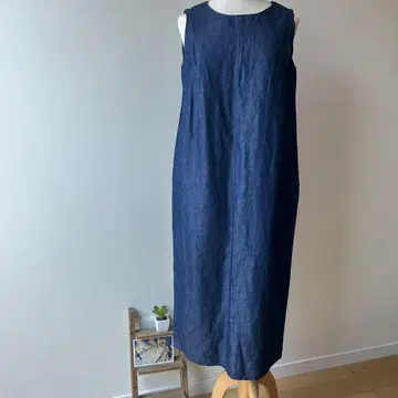 어반 리서치 로쏘 슬리브리스 원피스 린넨 혼방 F