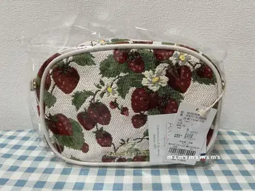 Maison de FLEUR 딸기 무늬 고블랑 숄더백