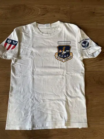 세타가야 베이스 AIR FORCE 티셔츠 새상품급 중고