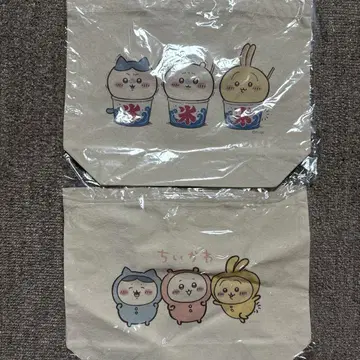 치이카와 (먼작귀) 런치 토트 2개