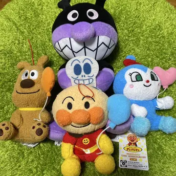 호빵맨 봉제 인형 4종 세트