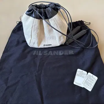 JIL SANDER 드로우 스트링 백 숄더백 리버서블
