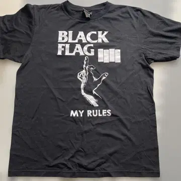 BLACK FLAG MY RULES 티셔츠 M 사이즈