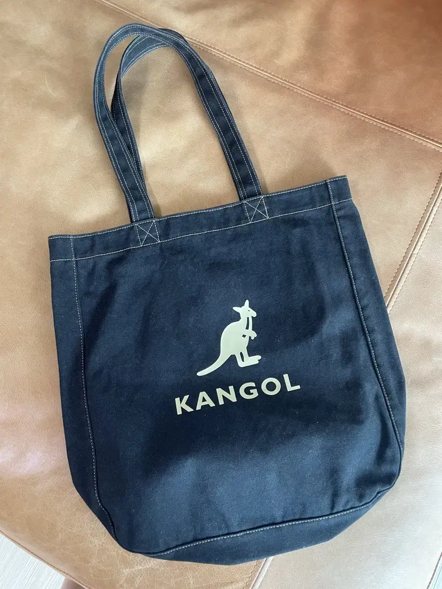 Kangol Black Canvas Tote Bag
