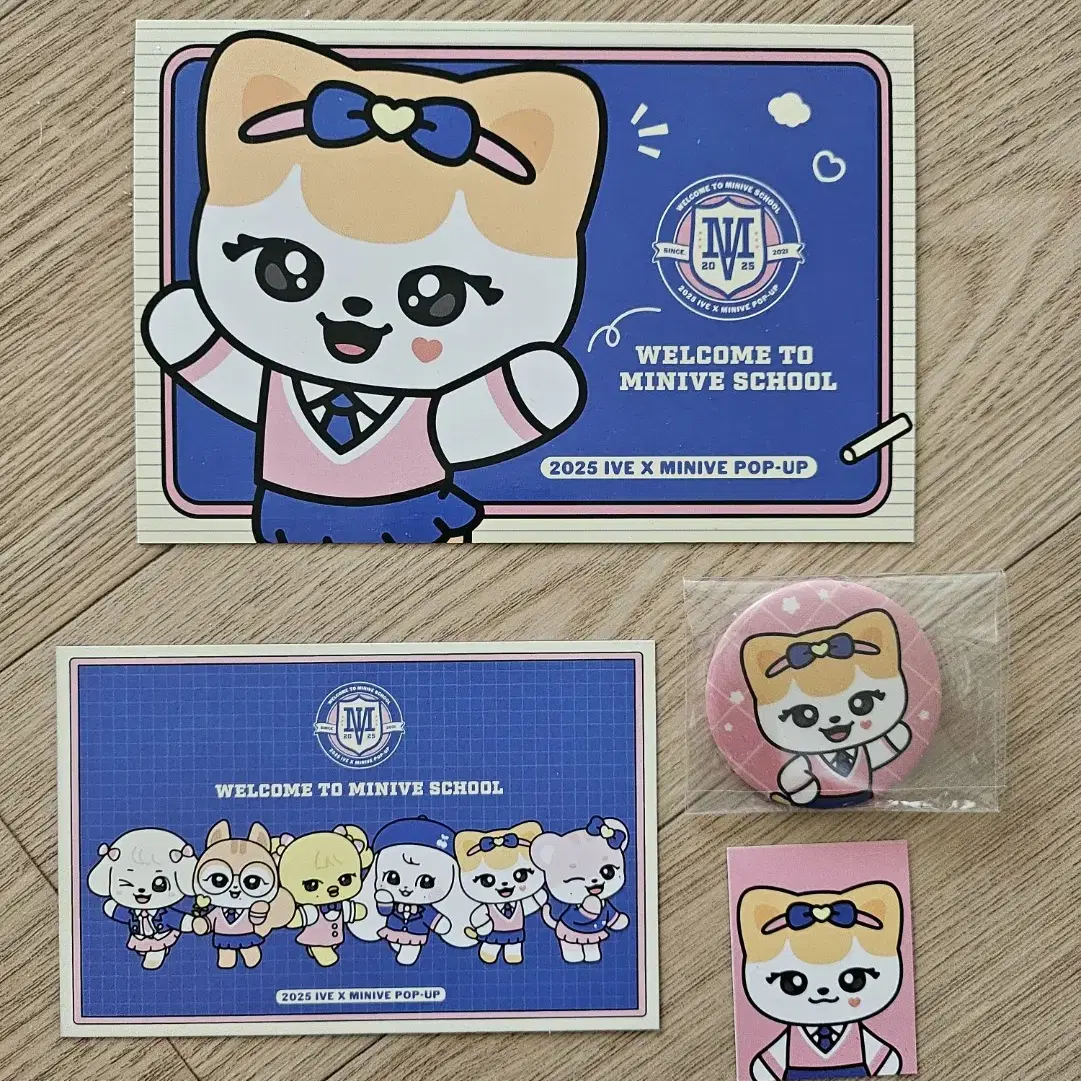 Ive minive pop up pre-order/experience zone cheese set on