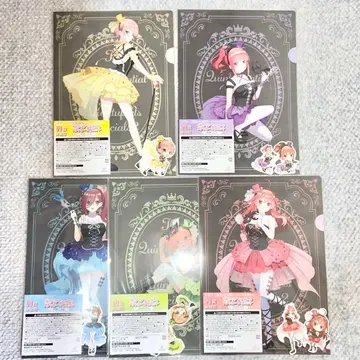 5등분의 신부 히코쿠지 클리어 파일 & 스티커 2장 세트 묶음 판매