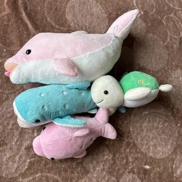 진베이 상어 돌고래 거북이 봉제 인형 묶음 판매