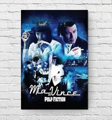 대형 영화 포스터 펄프 픽션 쿠엔틴 타란티노 미국판 of5