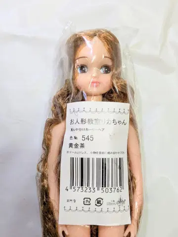 미개봉 리카짱 캐슬 리카짱 롱 컬리 황금 브라운