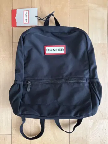 미사용 택 포함 HUNTER 블랙 럭색/백팩