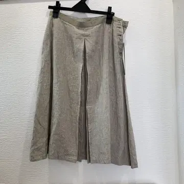 마가렛 호웰 린넨 스커트 스트라이프