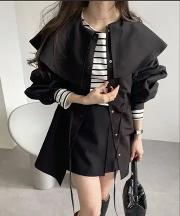amdme 2way 케이프 칼라 마운틴 후드티 블랙 M