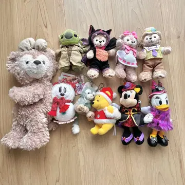 봉제 인형 봉제 인형 배지 더피 셰리 메이 스티치 미니