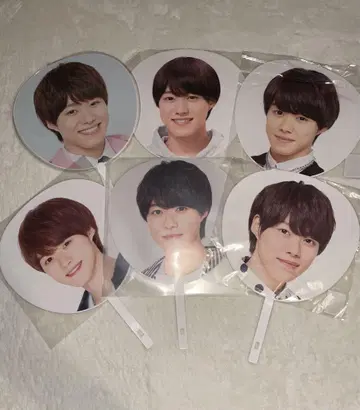 오하시 카즈야 부채 6개 세트