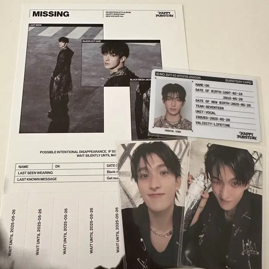 SEVENTEEN | 세븐틴 Seventeen 5th Album DK Carat Vahn Poca/ID