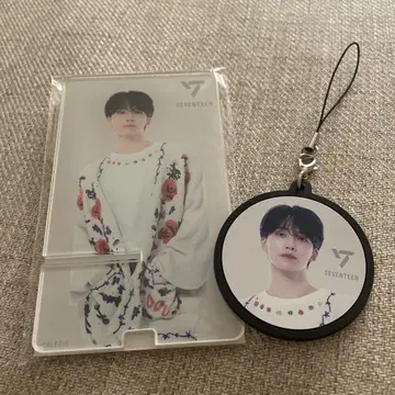 SEVENTEEN 정한 아크릴 스마트폰 스탠드 스트랩 세트