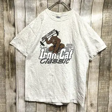 D2. GILDAN 파워 리프팅 Iron Cat 기념 티셔츠 헬스장