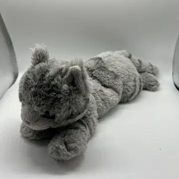 무릎 고양이 그레이 봉제 인형