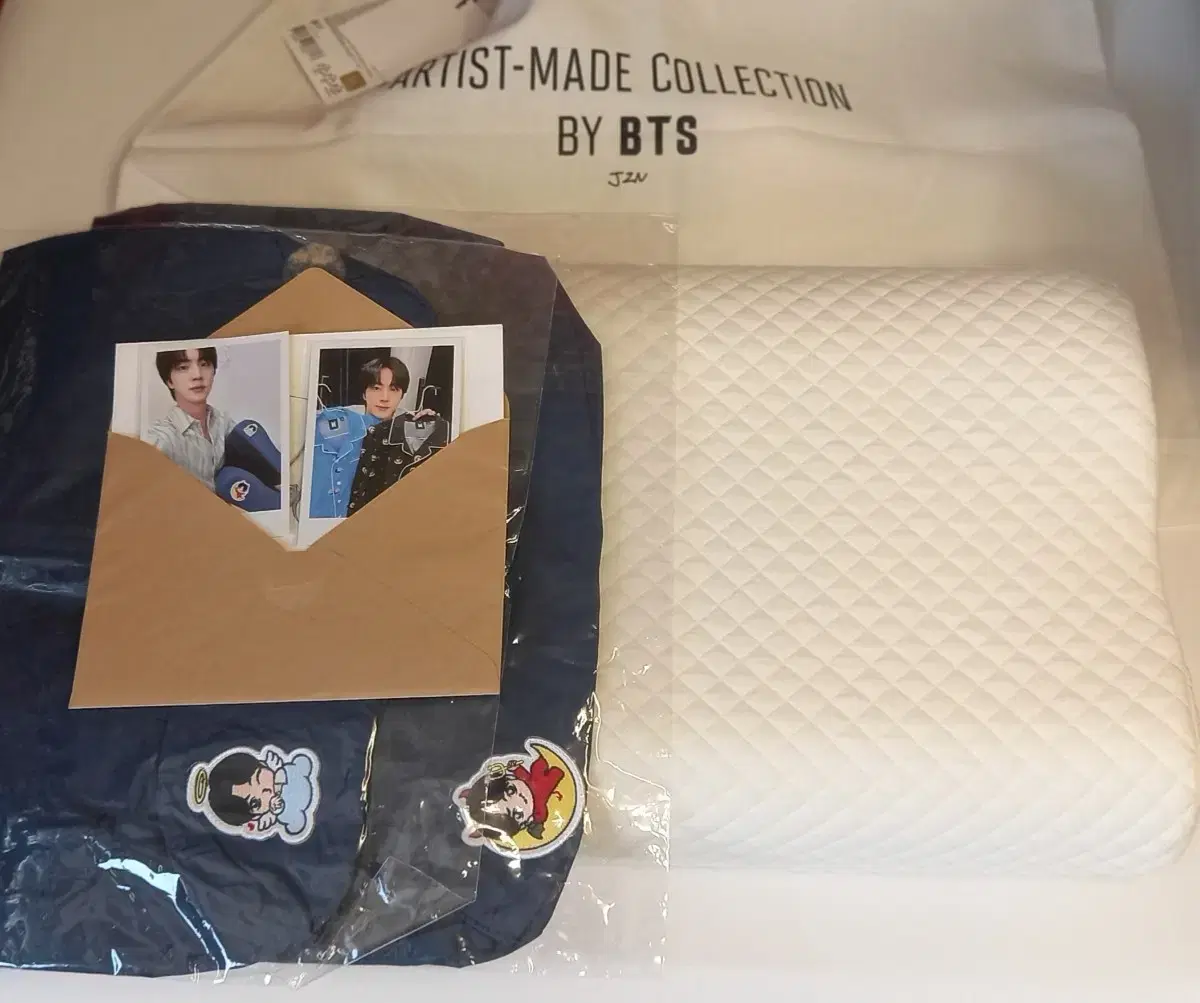 made by BTS 석진베개 세트 커버 2개 포카 2개