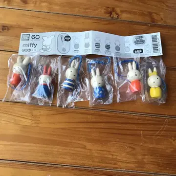 miffy 코케시 네츠케 스트랩 전 6종 세트
