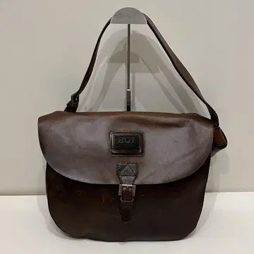 BOY LONDON 가죽 숄더백 브라운