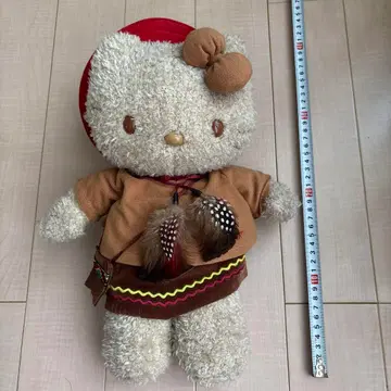 헤이세이 레트로 헬로키티 웨스턴 봉제 인형
