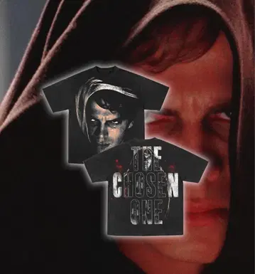 STAR WARS 티셔츠 THE CHOSEN ONE 빈티지 가공 L