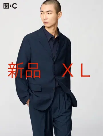 새상품 유니클로 C 감동 자켓 XL 69NAVY 택 포함 완판