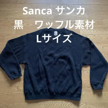Sanca 산카 블랙 트레이닝복 와플 소재 사이즈 3 티셔츠