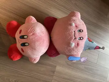 커비와 곰 봉제 인형 세트