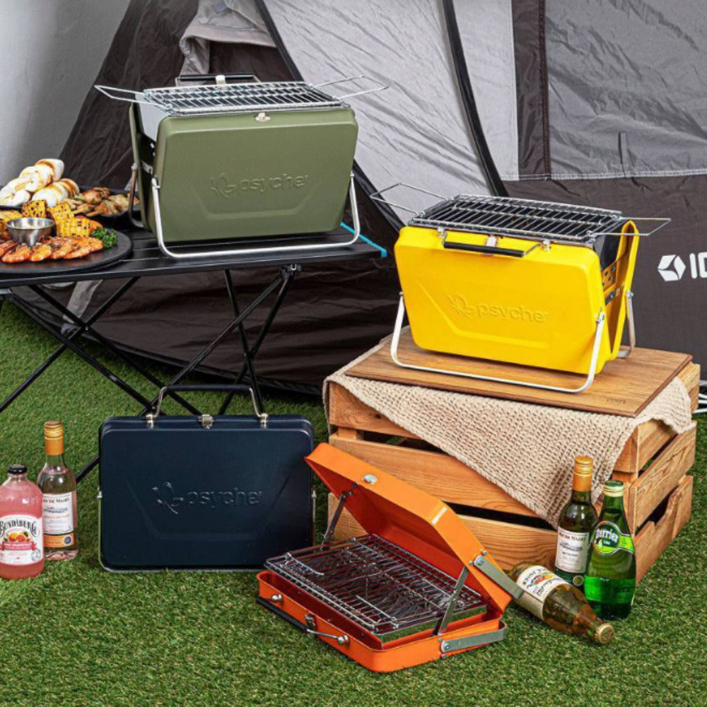 Portable Folding Emotional Barbecue Camping Grill Fire Pit