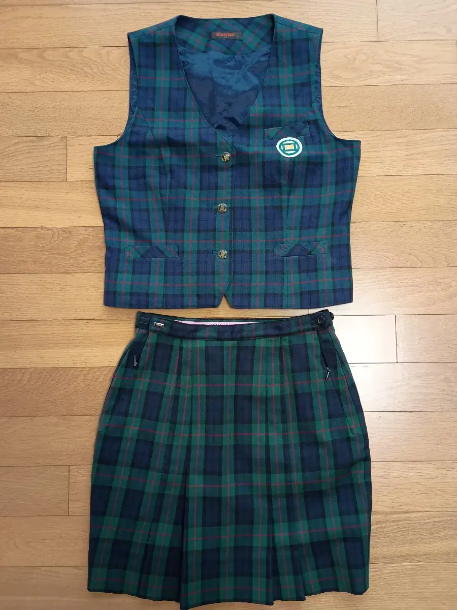 Pretty girl's spring and autumn school uniform short skirt set d73 (formerly Seoul Eunpyeong Middle School)