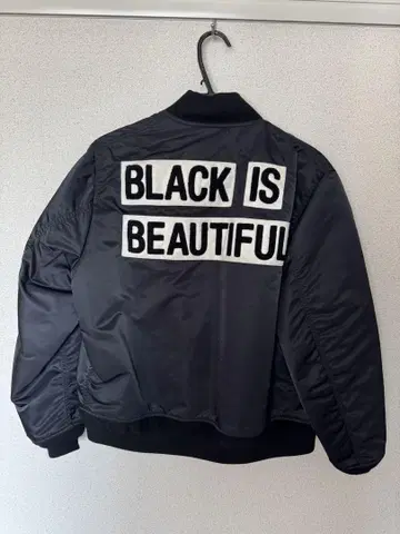 세반토아 Black is beautiful MA-1 봄버 자켓