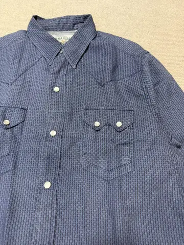 사사프라스 WEEDS DIGGER SHIRT 사이즈 XS 100% 린넨