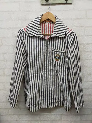 CASTEL BAJAC SPORT 후드 부착 2WAY 스트라이프 자켓