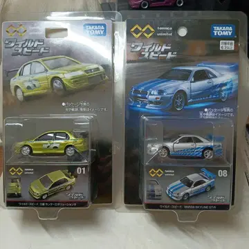 토미카 와일드 스피드 스카이라인 GTR 랜서 에볼루션 VII 2대