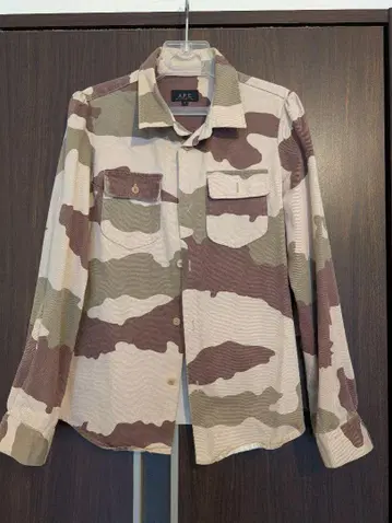 아페쎄 카모플라주 긴팔 셔츠 M 아우터