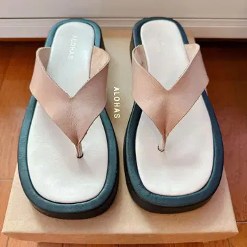 ALOHAS 샌들 텅 아이보리 EUR39 표기(빅 사이즈) 27cm
