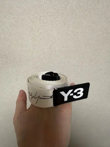 Y-3 로고가 새겨진 나일론 벨트