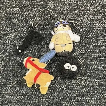 지브리 야쿠루 포르코 마쿠로쿠로스케 키링 마스코트