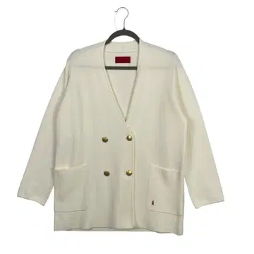 Roberta di Camerino 가디건 로고 버튼 M 화이트