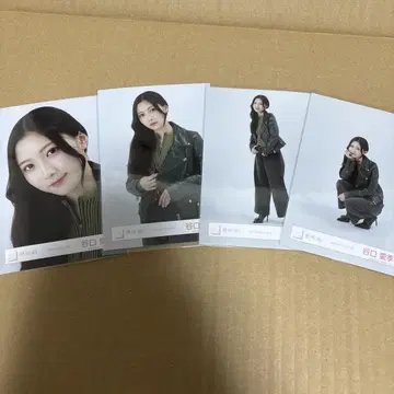 사쿠라자카46 타니구치 아이리 가죽 자켓 코디 4종 컴프 브로마이드