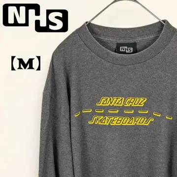90s SANTA CRUZ 로고 롱 T NHS 택 올드 스케이트