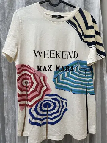 MAX MARA WEEKEND 프린트 우산 티셔츠