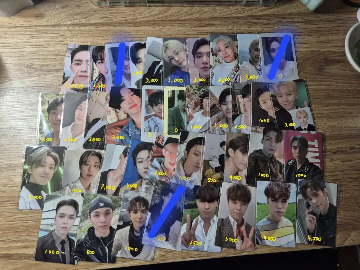 세븐틴 포카 일괄 판매